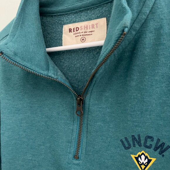 UNCW (University of North Carolina Wilmington) Ocean Blue Quarter Zip - Picture 10 of 12